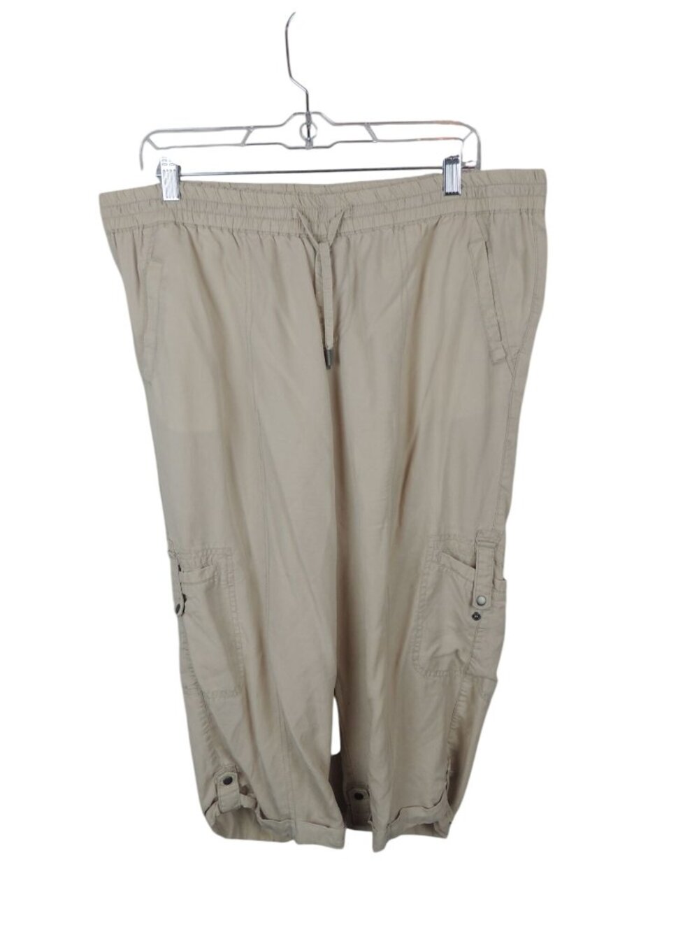 Lane Bryant Tan capris Cropped size 14/16